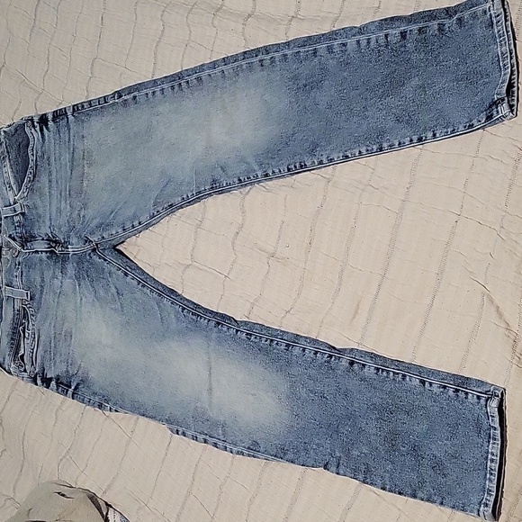 True Religion Light Blue Jeans with Black Label 38x34 - Picture 3 of 5